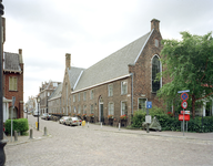 117270 Gezicht op het Algemeen Gasthuis (Bartholomeïgasthuis, Lange Smeestraat 40) te Utrecht.